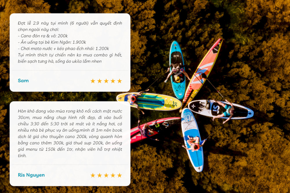 Trải nghiệm c&aacute;c bộ m&ocirc;n thể thao dưới nước